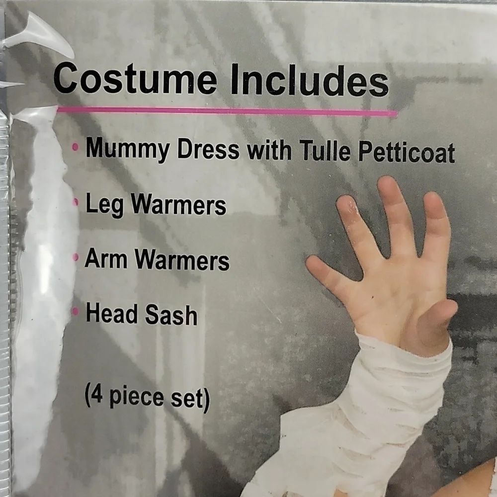 Dreamgirl Mummy Halloween Costume L 10 - 12 - Picture 5 of 9